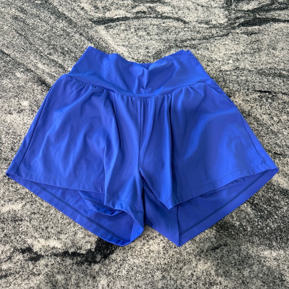 HALARA Blue Athletic Shorts Lightweight Moisture-Wicking